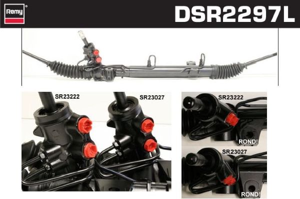 DELCO REMY Рулевой механизм DSR2297L